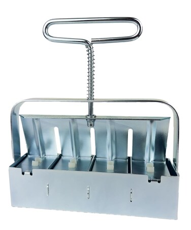 Ladbrooke Authentic Soil Block Maker Mini 4 Hand Held - Most Popular Soil Blocking Tool, Made in England