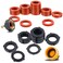 DSMY 50 Pack Garden Hose Washers Fit All 3/4" Standard Water Hose Washers and Faucet Fittings, Heavy Duty Rubber Washer Seals Pressure Hose Washers
