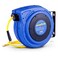 Goodyear Air Hose Reel Retractable 3/8" Inch x 65' Feet Premium Commercial Flex Hybrid Polymer Hose Max 300 Psi Heavy Duty Spring Driven Polypropylene Construction w/Lead-in Hose and PVC Handle