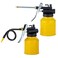 Junchi Hand Pump Oiler Can Professional Level 8 oz. Capacity Pump Oiler with Metal &amp; Long Flex Spout