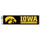 Wincraft NCAA University of Iowa WCR13205551 Bumper Strip, 3" x 12