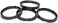 Gorilla Automotive 73-7010 Wheel Hub Centric Rings (73mm OD x 70.10mm ID) - Pack of 4