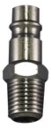 Milton S-762-1 3/8" MNPT HIGHFLOWPRO V-Style/European Interchange Steel Air Plug Fitting (High Volume Low Pressure Application)