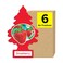 LITTLE TREES Car Air Freshener   Hanging Paper Tree for Home or Car   Strawberry   6 Pack
