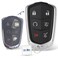 Key Fob Shell Case Replacement Fits for Cadillac Escalade ESV 2015 2016 2017 2018 2019 2020 Keyless Entry Remote Control 6 Button Pad Cover