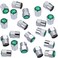 Tatuo 20 Pieces Metal Brass Tire Valve Stem Caps Dustproof Valve Covers for Auto Cars Tire Valves N2 Nitrogen Sign Logo on The Top