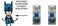 Superman Batman Wiggler 1 Pack air freshener Vanilla x 2 Packs