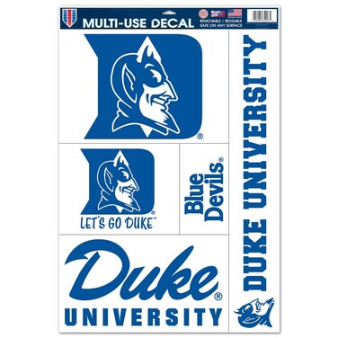 Wincraft Duke Blue Devils Official NCAA 11"x17" Car Window Cling Decal