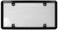 Custom Accessories 90060 Clear Custom Combos License Plate Cover and Frame with Black Plastic Frame