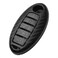 TANGSEN Smart Key Fob Case 3D Carbon Fiber ABS Plastic Emboss Cover for INFINITI JX35 Q50 Q60 QX56 QX60 QX80 for NISSAN ALTIMA ARMADA MAXIMA MURANO PATHFINDER ROGUE 5 Button Keyless Entry Remote