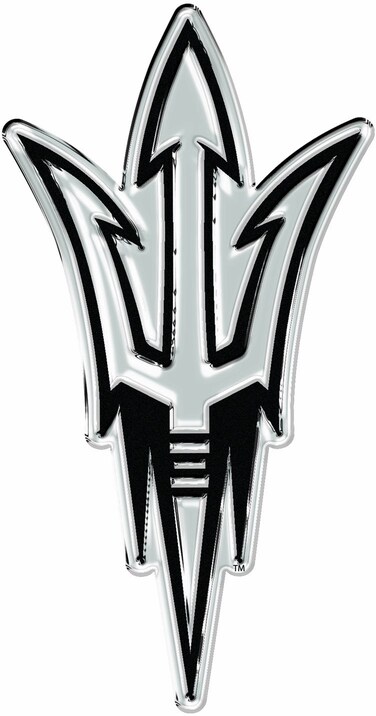 Wincraft Arizona State University S0239818 Chrome Free Form Auto Emblem