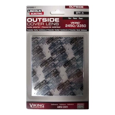Lincoln KP2898-1 VIKING 750S, 850S, 3350 Outside Cover Lens Pkg = 5