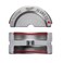 MILWAUKEE'S Crimping Die,U Style,6 tons,8 AWG