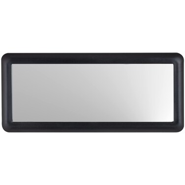 Custom Accessories 70003 Black Deluxe Visor Mirror