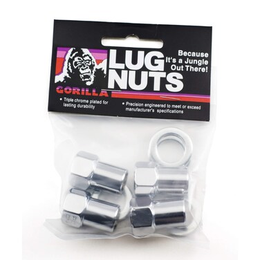 Gorilla Automotive 73087B Standard Mag Open End Lug Nuts (1/2" Thread Size)