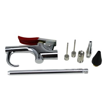 EXELAIR - EX0307BKIT 7 Piece Blow Gun Kit W/ Safety/Adapter Blow Gun Tip