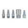 Milton S-213 1/4" NPT A Style Coupler and Plug Kit - 5 Piece