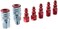 Milton ColorFit Coupler &amp; Plug Kit - (M-Style, Red) - 1/4" NPT, (7-Piece)