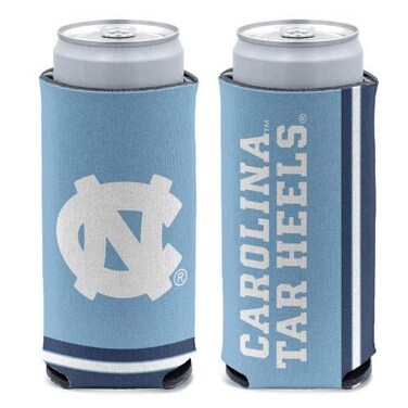 WinCraft NCAA North Carolina Tar Heels Slim Can Cooler, Team Colors, One Size