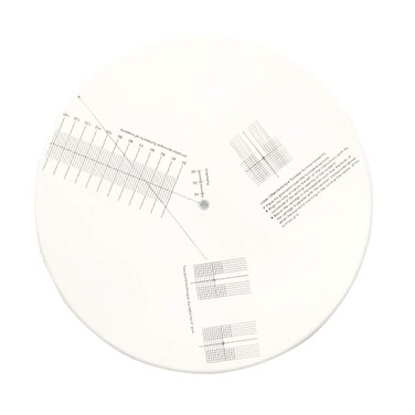 Acrylic Turntable Mat Cartridge Alignment Protractor Phonograph Cartridge Alignment Tool Anti Slip LP Record Calibration Plate for Turntable Accessories