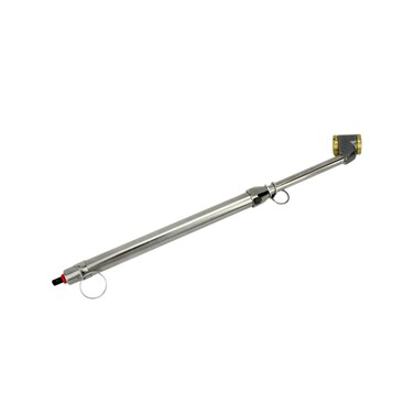 Milton s-982C Calibratable Tire Pressure Service Gauge, Large Bore Dual Chuck, 10-160 PSI