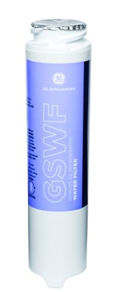 General Electric GE GSWF Refrigerator Water Filter   Certified to Reduce Lead, Sulfur, and 50+ Other Impurities   Replace Every 6 Months for Best Results   Pack of 1