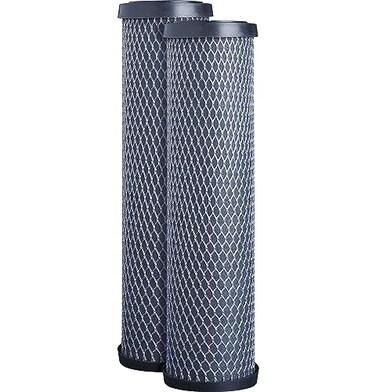 GE FXWTC Whole Home System Replacement Filter Set, Pack of 2 - NSF Certified: Reduces Chlorine, Sediment, Rust &amp; Other Impurities - Replace Every 3 Months for Best Results (replaces 910163)