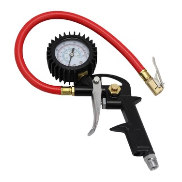 EXELAIR Pistol Grip Inflator/Deflator Gauge, EX0500P