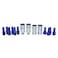 Milton Coupler &amp; Plug Kit - (T-Style, Blue) - 1/4" NPT, (14-Piece) - S-314TKIT