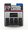Gorilla Automotive Products 38431XLBC Black Wheel Lock, Set of 4 (Chrome Ball Seat 12mm x 1.50 Thread Size)