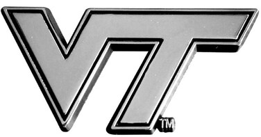 Wincraft Virginia Tech S0319818 Chrome Free Form Auto Emblem