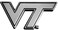 Wincraft Virginia Tech S0319818 Chrome Free Form Auto Emblem
