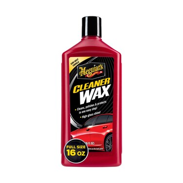 Meguiar's Cleaner Wax - Liquid Car Wax, Cleans, Polishes and Protects Your Vehicle - Easy to Use, Long-Lasting Shine - 16 Oz