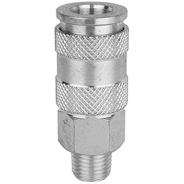 Milton S-765ST 1/4" Steel V-Style Coupler, Male