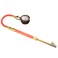 Milton Extended Reach Dial Tire Pressure Gauge 951, 9 Inch Flexible Hose, 12 Inch Dual Head Swivel Straight Foot Chuck with Grip, Built-in Deflator Valve, 0-160 Psi Pressure Range