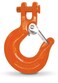 CM M6906A G63/70 Alloy Clevis Slip Hook Without Latch, Orange