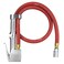 Milton 502 Heavy-Duty Analog Tire Inflator with Pressure Gauge, 3' Hose Kwik Grip Safety Inflator Gage, Made in USA (OSHA Compliant) 10-160 PSI
