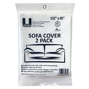 SOFA Moving Covers (2 Pack) - 45" x 152" - Moving &amp; Storage Bags - UBOXES