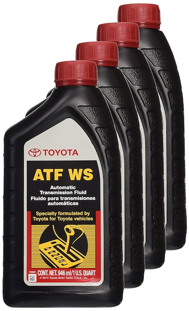 Toyota 00289-ATFWS Lexus &amp; Automatic Transmission Fluid WS ATF World Standard, Pack of 4