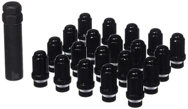 Gorilla Automotive 21133ETBC Black 12mm x 1.50 Thread Size Chrome Finish Small Diameter 5-Lug Kit, (Pack of 20)