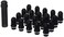 Gorilla Automotive 21133ETBC Black 12mm x 1.50 Thread Size Chrome Finish Small Diameter 5-Lug Kit, (Pack of 20)