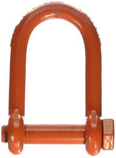 CM M7151P Long Reach Shackle with Painted Screw Pin, 7,000 lb Work Load Limit, 5/8" Size