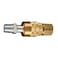 Milton Industries S-711 Compression Coupler &amp; Plug Kit, M-Style, 1/4-In. NPT - Quantity 10