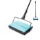 Yocada Carpet Sweeper Cleaner for Home Office Low&amp;Undercoat Carpets Rugs Pet Hair Dust Scraps Paper Small Rubbish Cleaning with a Brush Blue