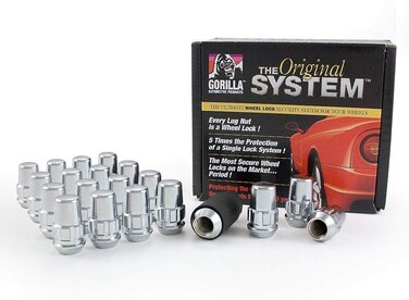 Gorilla Automotive 71644N "The System" Acorn Wheel Locks (14mm x 1.50 Thread Size) - For 6 Lug Wheels
