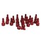 Milton 728MC-20 ColorFit Plugs, M-style Red, 1/4" NPT Female, Box of 20