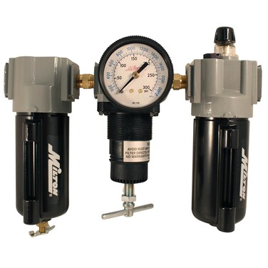 MILTON 1101M F-R-L Trio 3/8"" NPT with Metal Bowls