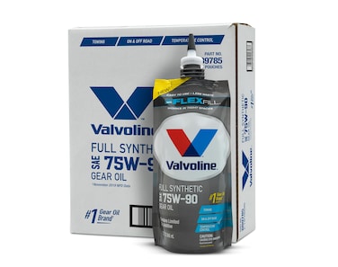 Valvoline Flexfill SAE 75W-90 Full Synthetic Gear Oil 1 QT, Case of 4
