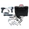 EXELAIR by Milton 50-PC Light-weight Composite Automotive Air Tools with High Torque Impact Wrench, Ratchet, Die Grinder, Air Hammer &amp; Blow Gun