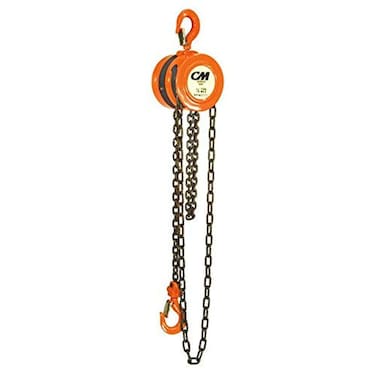 Columbus McKinnon 2255A Series 622A Hand Chain Hoist, 1/2 Ton Capacity, 100' Lift